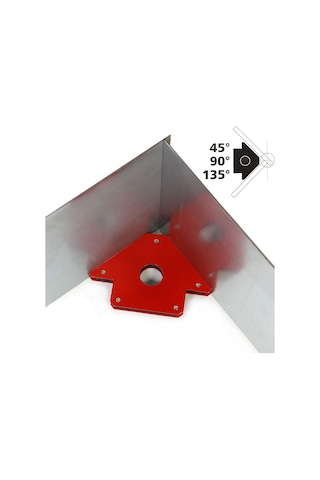 Manyetik Açılı Kaynak Tutucu Mıknatıs Gönye 50 Lbs