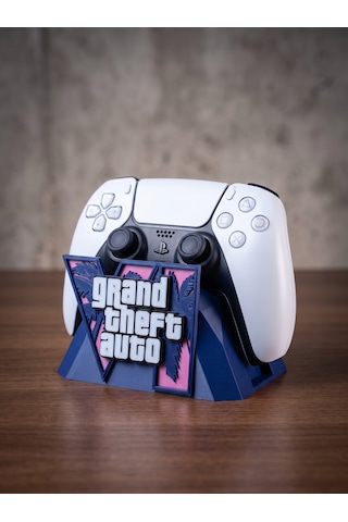 Omni Gta 6 Temalı Ps5 Kol Standı - Özel Tasarım Gta 6 Kontrolcü Standı, Playstation 5 Oyuncu Aksesuarı Konsol Standı Ve Tutucu Lacivert