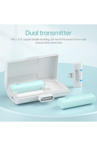 Lensgo 518c 5 Renkli Kablosuz Yaka Mikrofonu iOS Uyumlu