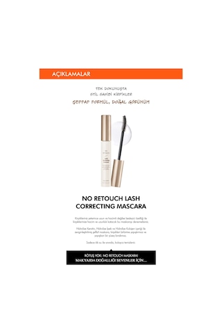 Missha No Retouch Lash Correcting Mascara Keratin Ve Kolajen Içeren Besleyici Şeffaf Maskara