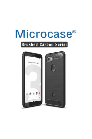 Microcase Google Pixel 3A Xl Brushed Carbon Kilif + Cam (Seç) 364765711
