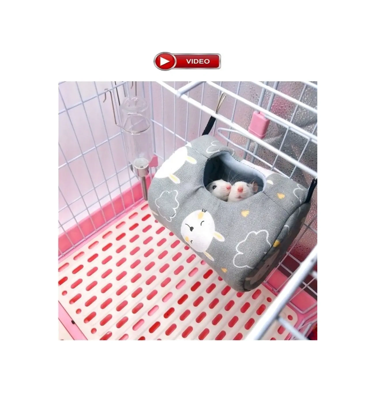 Petsroom Kemirgenler Ve Hamsterlar İçin Ev Hamak, Sıçanlar 17x13 Cm 18333171