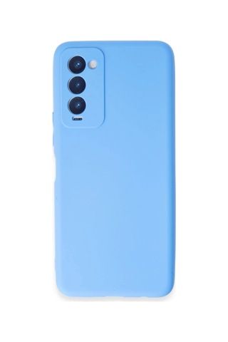 Uray Store Tecno Camon 18 Kılıf First Silikon - Mavi
