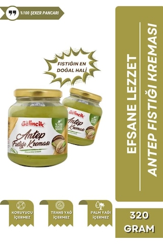 Gelincik Kahvaltılık Sürülebilir Antep Fıstığı Kreması 320 G
