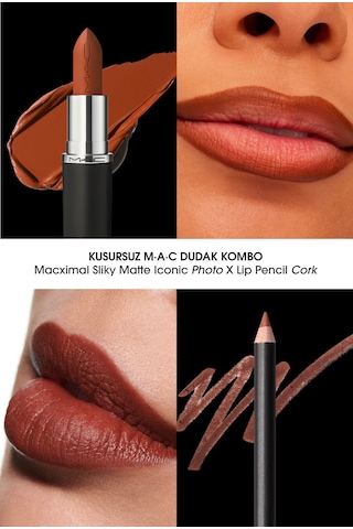 Mac M A Cximal Silky Matte Lipstick Nemlendirme Etkili Yoğun Renk Sağlayan Ruj - Iconic Photo Iconic Photo 685
