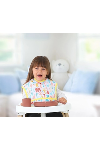 Babyjem Baskılı Blw Kolsuz Mama Önlüğü Balon Desen