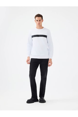 Loft Beyaz Erkek Sweatshirt Lf2041211 Beyaz