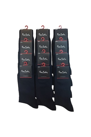 Pierre Cardin 12 Çift Erkek Pamuk Günlük Çorap Siyah Pierre Cardin 12 Çift Erkek Pamuk Günlük Çorap Siyah