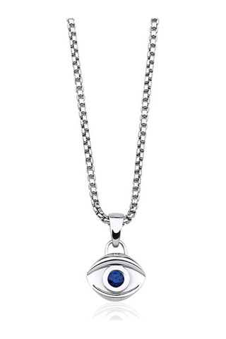 0.65 Karat Safir Göz Pırlanta Kolye