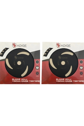 Adige Elmas Uçlu Daire Testere 255mm X 40t 460 Gr 2 Adet