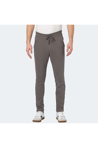 Slazenger BLAZEWAY Erkek Cepli Dar Paça Koyu Gri Eşofman Altı