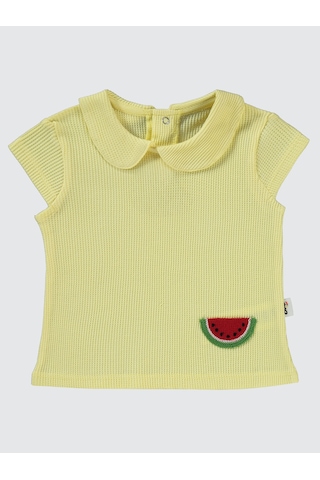 Civil Baby Kız Bebek Şortlu Takım 6-18 Ay Sarı Sari