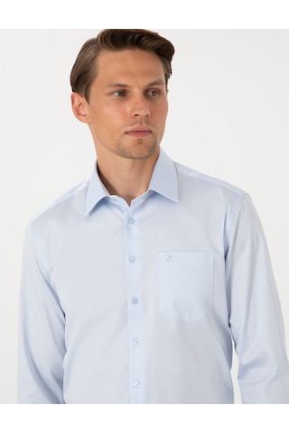 Pierre Cardin Erkek Açık Mavi Gömlek Basic 50302972-vr003 Açik Mavi