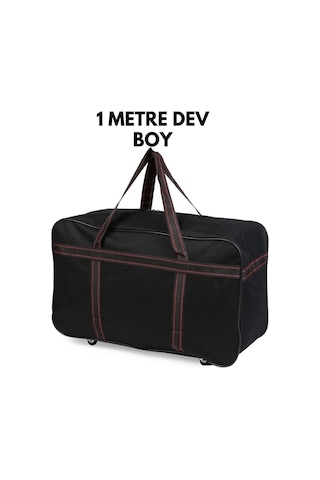 Hurç Çanta Battal Boy Hafif Tekerlekli Seyahat 8683255011947 Siyah