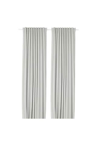 Ikea Korgmott Fon Perde 145x300 Cm Açık Gri-beyaz Çok Renkli
