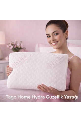Tago Home Visco Ortopedik Hydra Güzellik Yastığı 60x40x15 Cm Beyaz