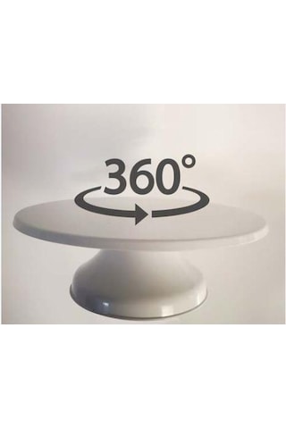 Pasta Sıvama Standı Plastik Beyaz