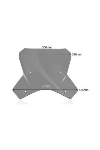 Wrs Ktm 1290 Super Adventure S 2021-2024 Rüzgar Siperliği Koyu Füme Füme