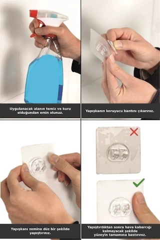 Yapışkanlı Duş Ve Banyo Rafı Siyah
