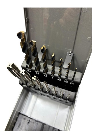 Maier 14 Parça Matkap Uçlu Düz Kılavuz Takımı