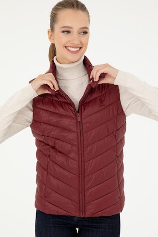 U.s. Polo Assn. Kadın Bordo Yelek Dokuma 50292675-vr014 Bordo