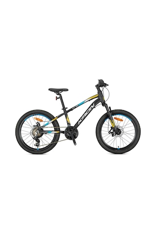 Kron Xc 75 - 24 Mtb - 13' - 21 Vites -m.disc - Mat Siyah/sarı-gri-mavi Kron Xc 75 - 24 Mtb - 13' - 21 Vites -m.disc - Mat Siyah/sarı-gri-mavi
