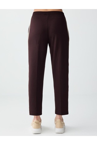 Jimmy Key Jimmy Key Acı Kahve Normal Bel Normal Paça Çizgi Detaylı Jogger Pantolon 6sw115654803 Acı Kahverengi