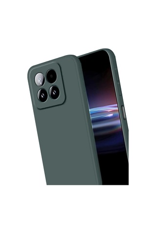 Xiaomi Mi 15t First Silikon - Koyu Yeşil Diğer