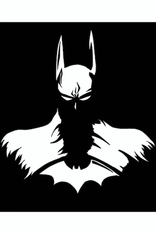 Batman Mdf Duvar Dekorasyon Lazer Kesim 35x25 Cm