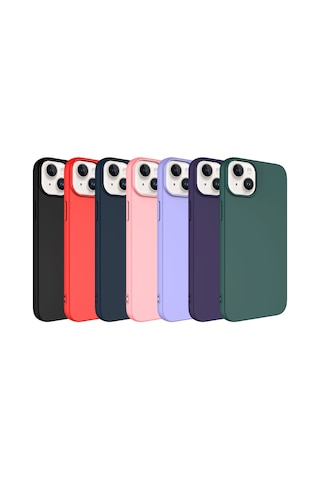Apple Uyumlu iPhone 15 Kılıf Zore Lsr Lansman Kapak Siyah