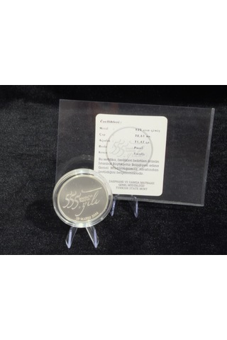 2008 İstanbul Un Fethinin 555. Yılı 925 Ayar Gümüş Proof Hatıra Para Sertifikalı