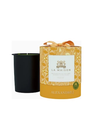 Alexandre J Pale Jade Mum Ve Holder Hediye Seti 220g, Elemi-patchouli Yeşil