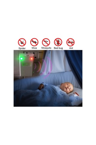 Hangfox Evcil Hayvan Ve Çocuk Dostu Ultrasonik Sıçan, Mus, Ateşböceği Vb. Haşere Kovucu Cihazı - Avrupa Standartı 220v