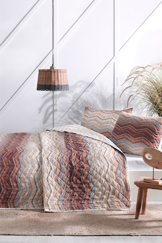 Curve Çift Kişilik Yatak Örtüsü 230x250 Cm Krem