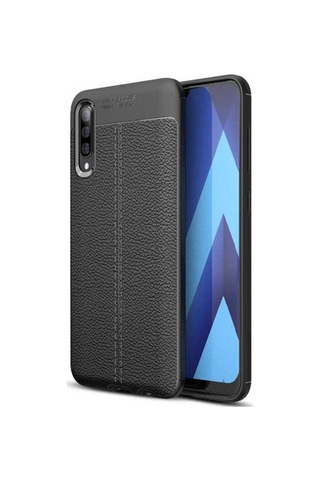 Galaxy M30 Kılıf Zore Niss Silikon Kapak Siyah
