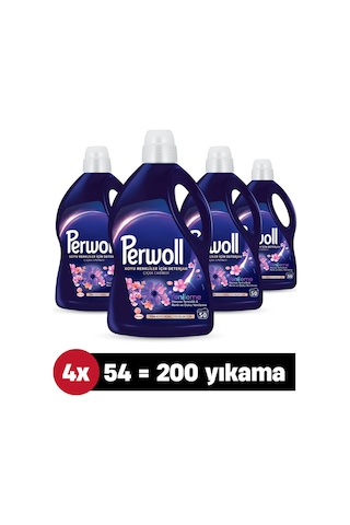 Perwoll Hassas Sıvı Çamaşır Deterjanı 2970 ml 4'lü set : x4 Çiçek Cazibesi (200 Yıkama)