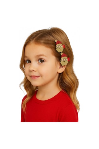 Yeniyıl Yılbaşı Temalı Toka - 2li St06734 Kırmızı