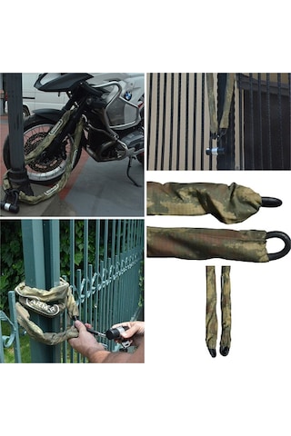 Armor 714 Military Serisi Çelik Zincir 1.80 Mt. 14 Mm + U Kilit N11.522