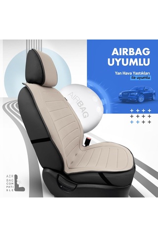 Active Line Series Koruyucu Oto Koltuk Minderi Bej