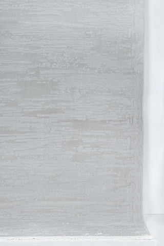 Distressed Pattern Eskitme Tasarımlı Pamuk Tabanlı Salon - Oturma Odası Gri Renk Halı Gri