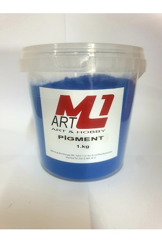 M1 ART Toz Pigment Boya 1.kg - MAVİ