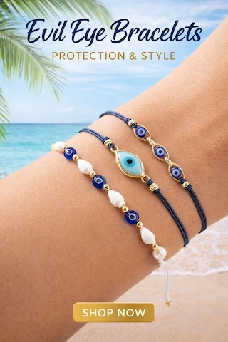 Evil Eye Bileklik Seti Koruma & Stil Bir Arada Diğer