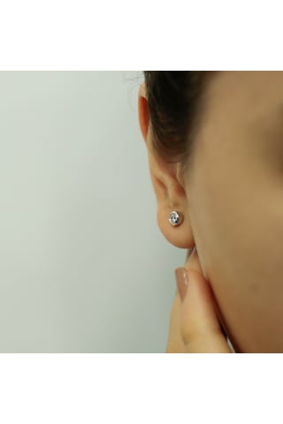 Lova 0.32 Karat Pırlanta Tektaş Küpe - 3040019