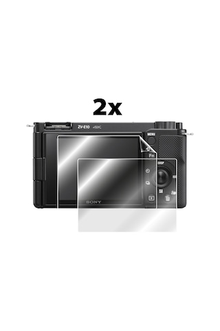 IPG Sony Alpha ZV-E10 Mirrorless Kamera Görünmez Ekran Koruyucu (2 Adet)