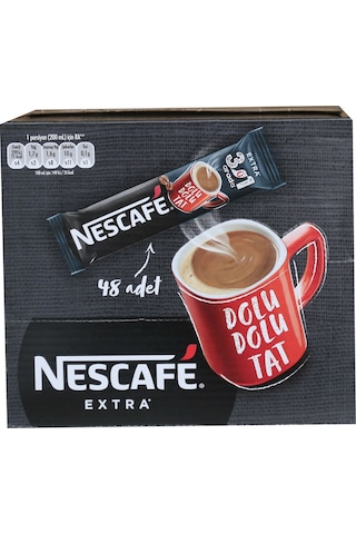 Nescafe 3ü1 Arada Extra Kahve 16.5 G 48 Adet
