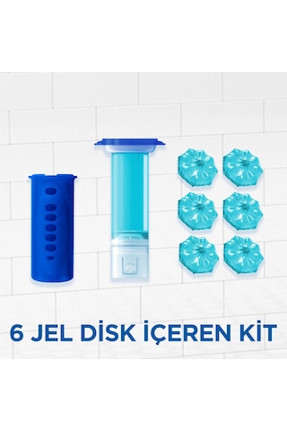 Klozet Jel Blok, Tuvalet Temizleyici, Marine, 36g 2'li Set