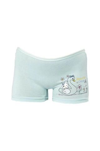 Kota 3409 Kız Çocuk Çok Renkli Baskılı Boxer 6 Adet 001