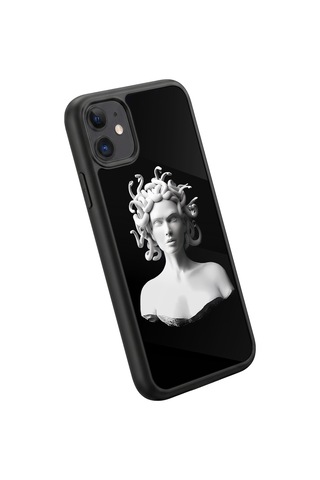 İphone 11 Uyumlu Medusa Desenli Kamera Korumalı Darbelere Dayanıklı Kılıf 911-medusa-iphone11