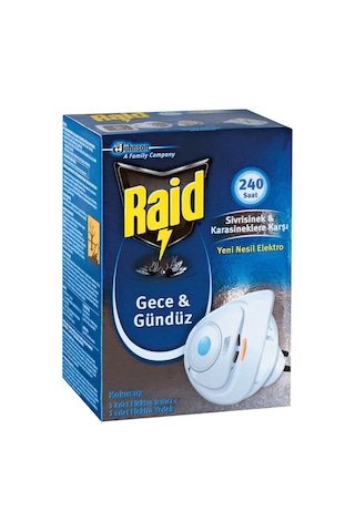 Raid Gece & Gündüz Sivrisineklere Karşı Elektro Isıtıcı + Yedek Raid Gece & Gündüz Sivrisineklere Karşı Elektro Isıtıcı + Yedek