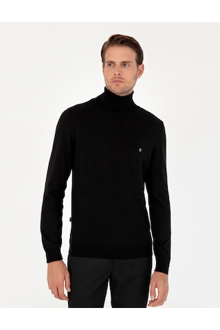 Pierre Cardin Erkek Triko Kazak - Siyah 50296602-VR046